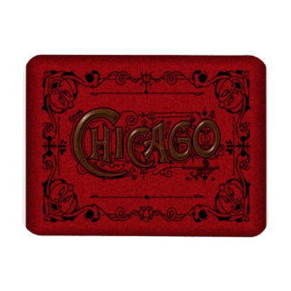 Ímã Chicago Viagem Souvenier Magnet Old Timey Look