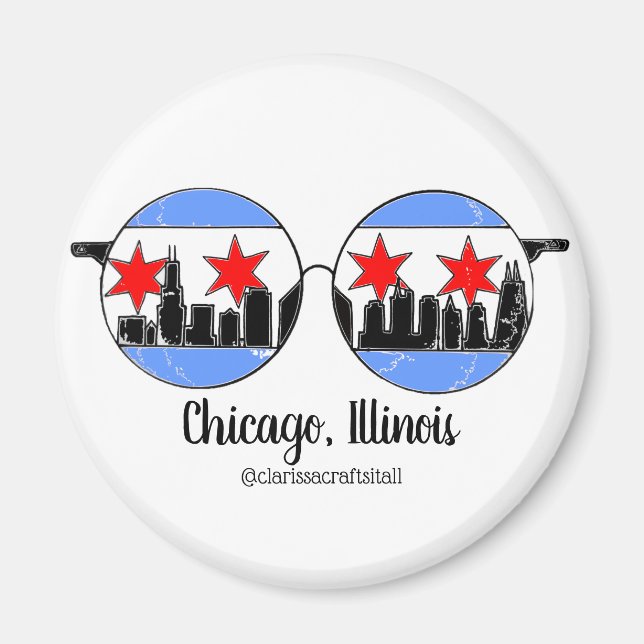 Imã chicaGOggles Magnet (Frente)