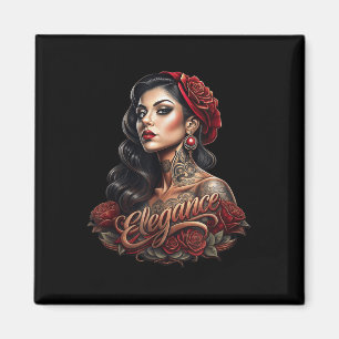 Imã Chicano Chicana La Raza Barrio Tatuagem Art Death 
