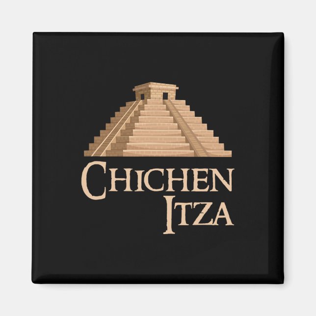 Imã Chichen Itza E Pirâmide Para Verão Arqueológico (Frente)