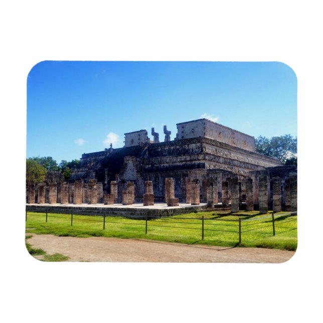 Ímã Chichen Itza. Guerreiros do Templo (Horizontal)