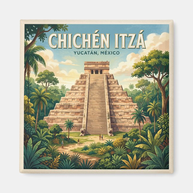 Imã Chichén Itzá México (Frente)