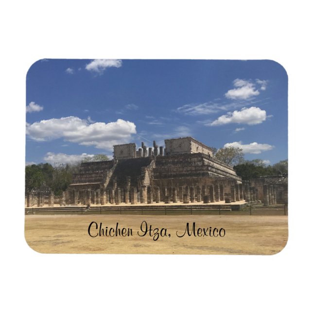 Ímã Chichen Itza Temple of the Warriors #3 Magnet (Horizontal)