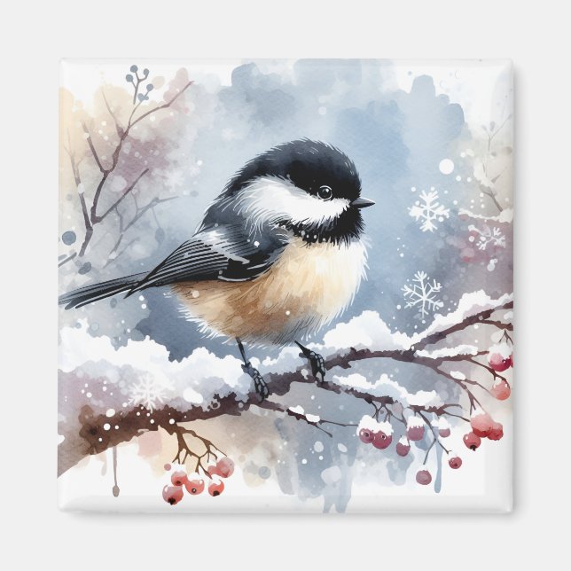Imã Chickadee Magnet (Frente)