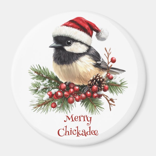 Imã Chickadee Magnet (Frente)