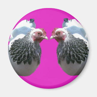 IMÃ CHICKEN DUO EM MAGENTA