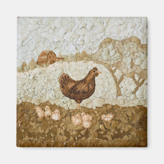 Imã Chicken Farmyard Magnet
