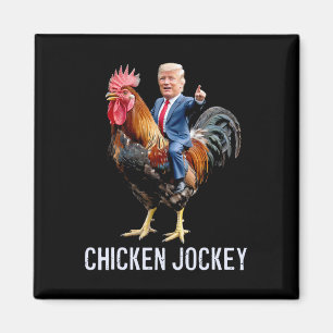 Imã Chicken Jockey Trump Engraçado Memória 1