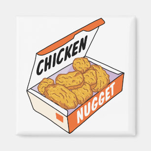 Imã Chicken Nugget Box