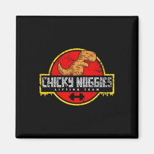 Imã Chicky Nuggting Equipe de Elevação Galinha Nugget