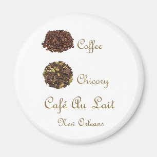 IMÃ CHICÓRIA DO CAFÉ DO AU DE CAFÉ LAIT NOVA ORLEÃ