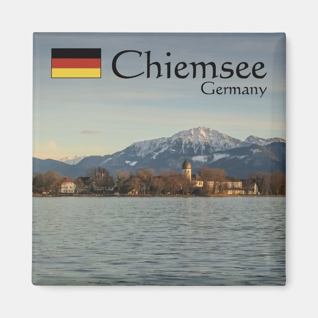 Imã Chiemsee Alemanha Souvenir (Frente)