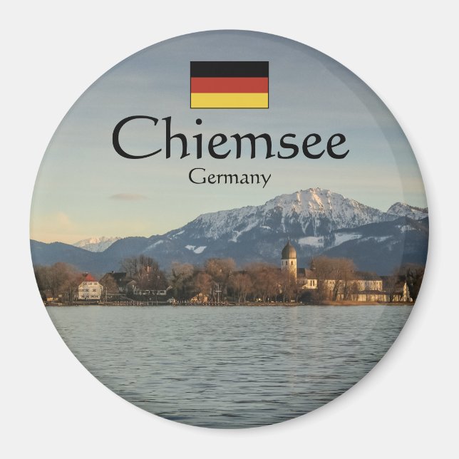 Imã Chiemsee Alemanha Souvenir (Frente)