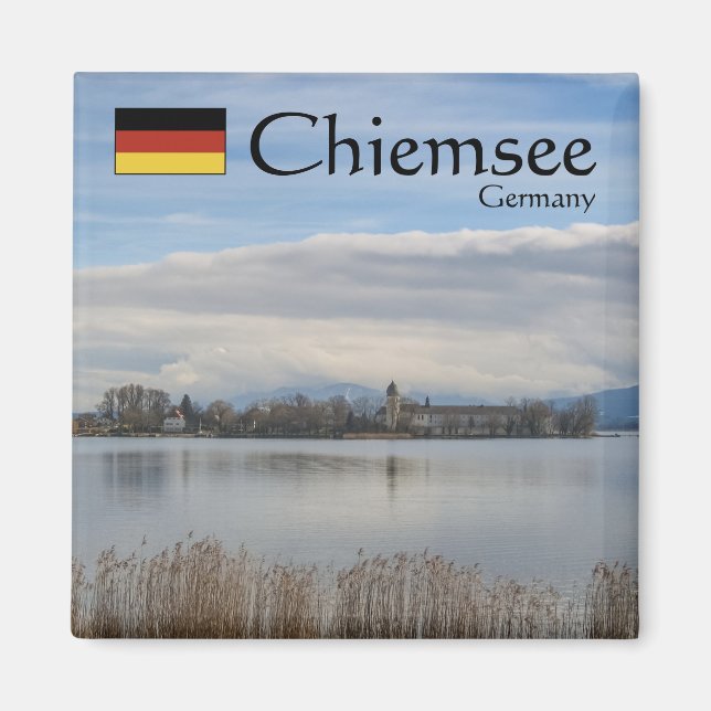 Imã Chiemsee Alemanha Souvenir (Frente)