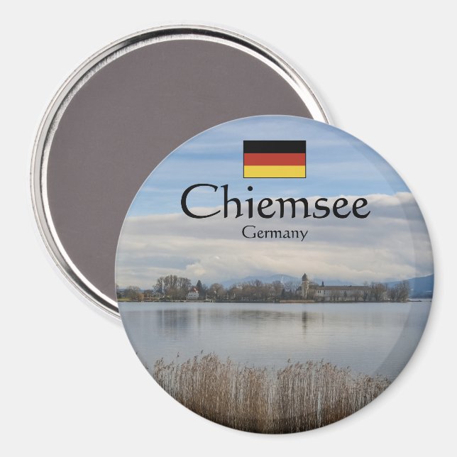 Imã Chiemsee Alemanha Souvenir (Front/Back)