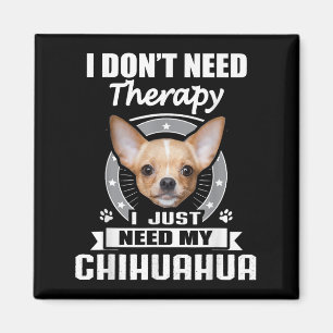 Imã Chihuahua Camisa & Camisetas Uni-adultos Negro