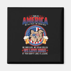 Imã Chihuahua Dog This America 4 De Julho