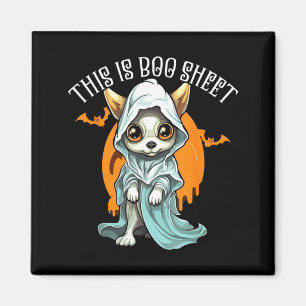 Imã Chihuahua Halloween Cachorro Traquinha ou Travessa