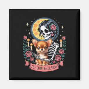 Imã Chihuahua Mãe Cachorro de Halloween Cachorro Nurad