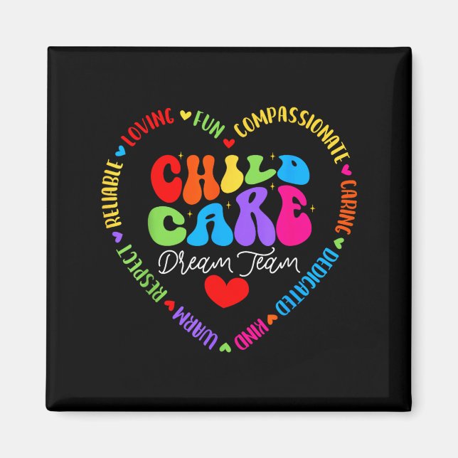 Imã Chilare Dream Team Daycare Crew School Provider Te (Frente)