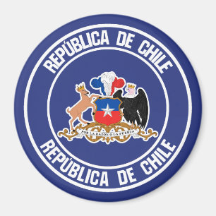 Imã Chile Round Emblem