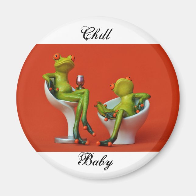 Imã Chill baby magnet (Frente)