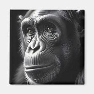 Imã Chimpanzé Vida Selvagem Majestosa Poster