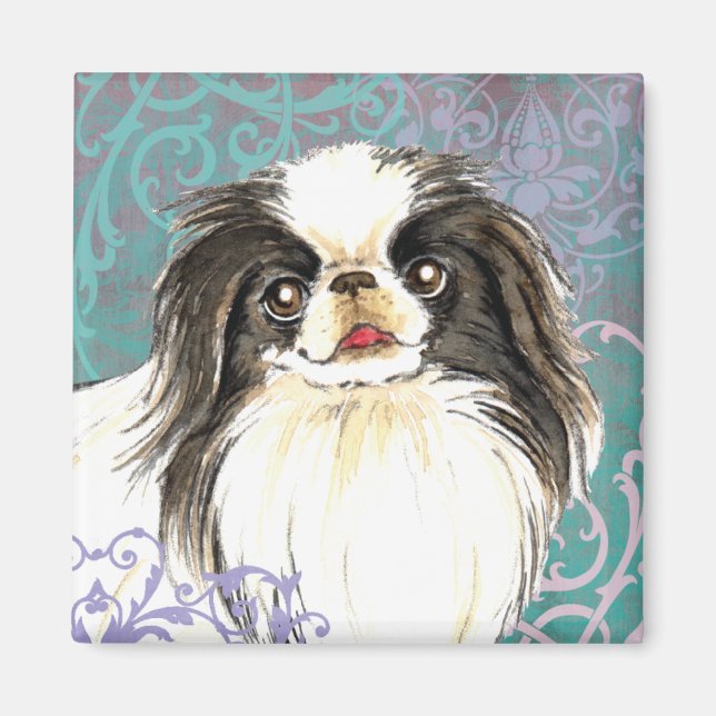 Imã Chin Japonês Elegante (Frente)