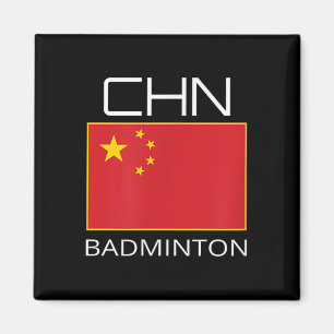 Imã China Badminton Team Fan Gift Atleta Chinês Chn