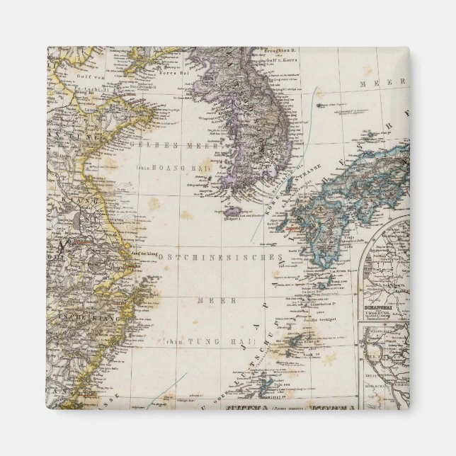 Imã China, Coreia, Japão (Frente)