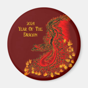 Imã China Dragon, 2024 Ano Do Dragão