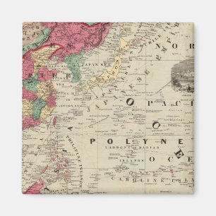 Imã China EaSt. Índias Austrália e Oceanica