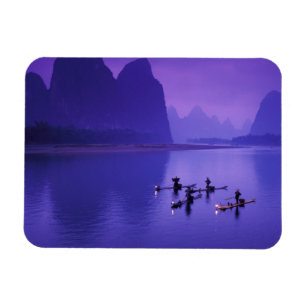 Ímã China, Rio Li. Pescadores de corormões.