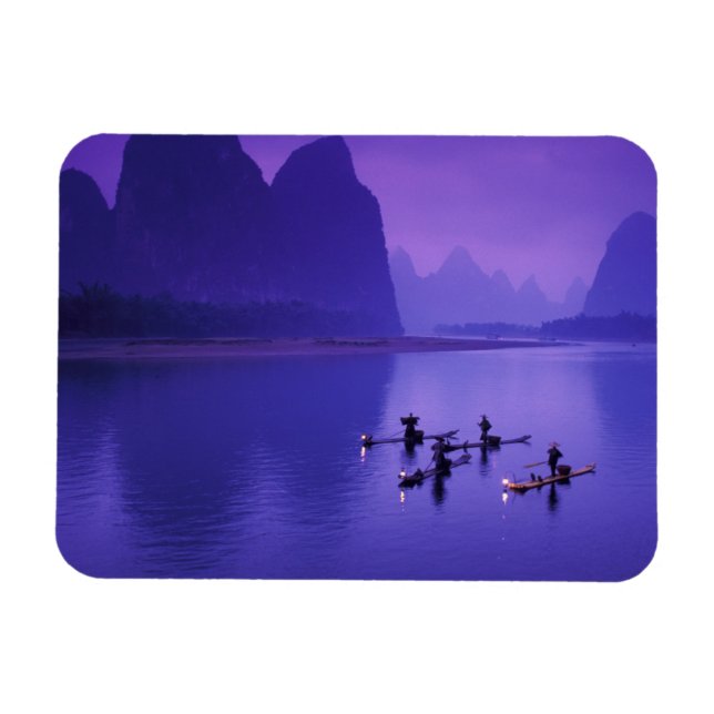 Ímã China, Rio Li. Pescadores de corormões. (Horizontal)