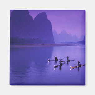 Imã China, Rio Li. Pescadores de corormorões.