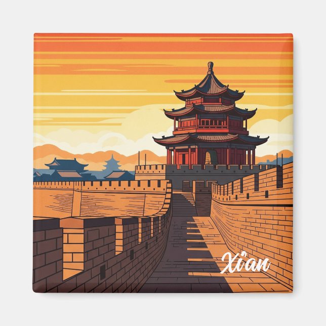 Imã China Xi'an Viagem (Frente)