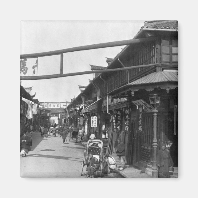 Imã Chinatown em Xangai, final do século XIX (Frente)