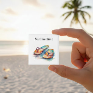 Imã Chinelos Rainbow Reef, personalizados