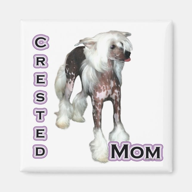 Imã Chinês Crested Mãe 4 - Magnet (Frente)