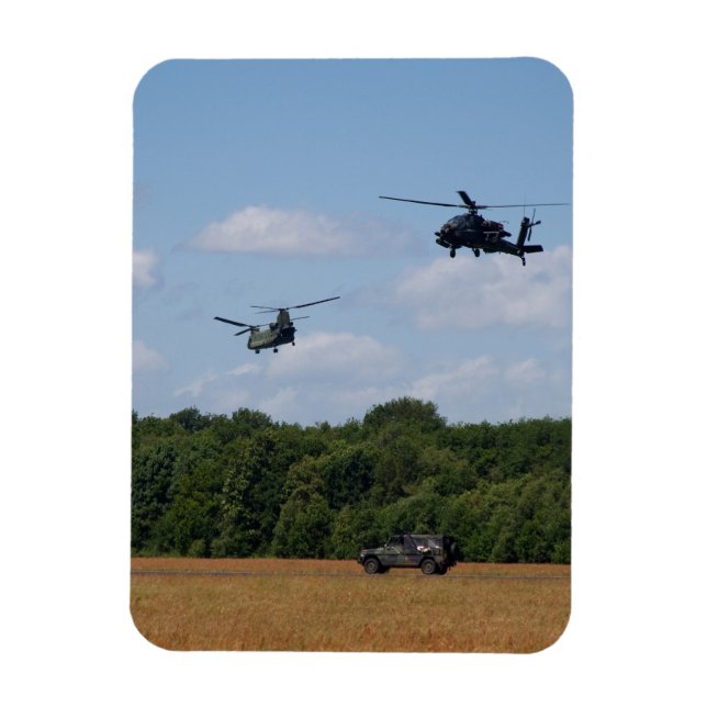 Ímã Chinook, Apache, imã de Jeep (Vertical)