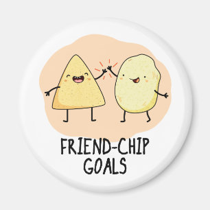 Imã Chip Pun Cute de Objetivos de Amigo