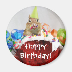 Imã Chipmunk do aniversário