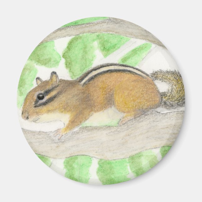 Imã Chipmunk na Árvore da Maçã (Frente)