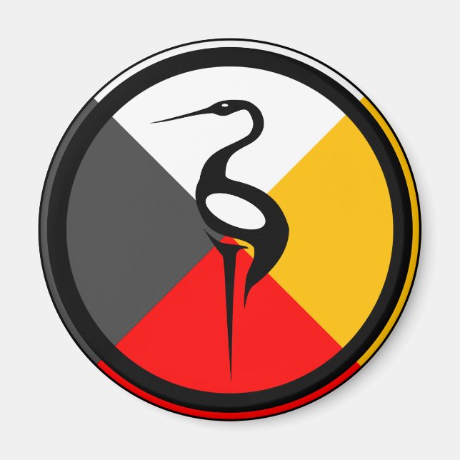 Imã Chippewa Dodem Ajijaak (Frente)