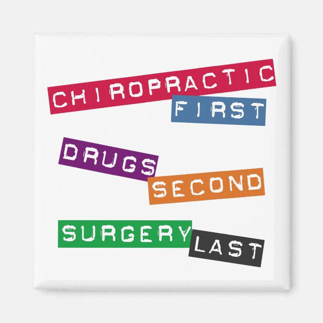Imã Chiropractic First Magnet (Frente)