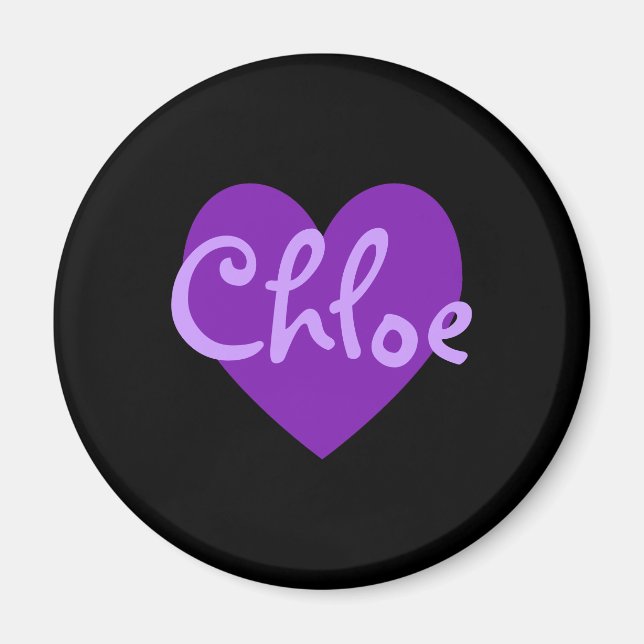 Imã Chloe em Roxo (Frente)