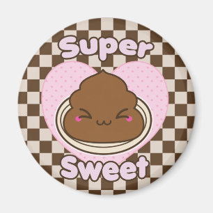Imã Chocolate de leite doce super Poo
