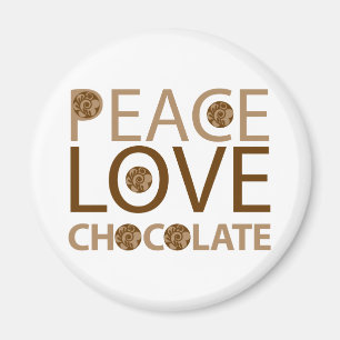 Imã Chocolate do amor da paz