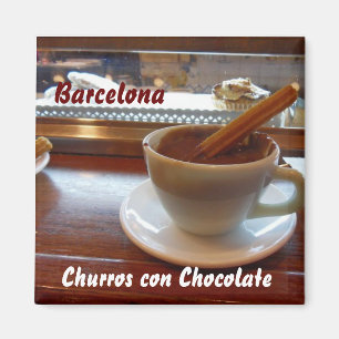 Imã Chocolate do engodo de Churros, Barcelona