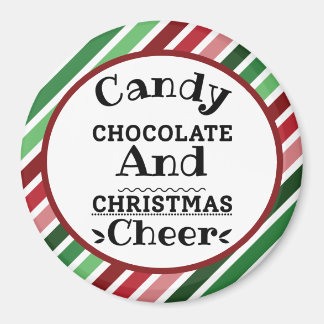 Imã Chocolate doce e animação de Natal